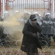 Starcie z imigrantami w okolicach przejścia granicznego w Kuźnicy