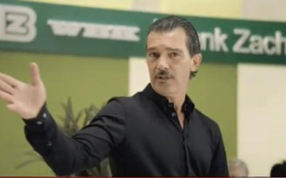 Banderas reklamuje kredyty gotówkowe BZ WBK
