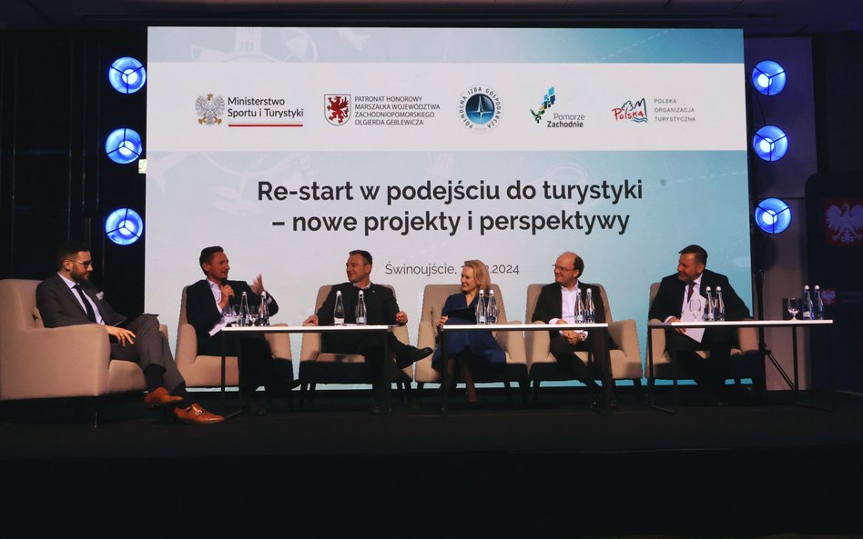 W konferencji wzięli udział marszałek zachodniopomorski Olgierd Geblewicz, minister sportu i turysty