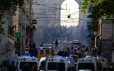 Protesty  w Marsylii