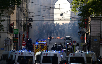 Protesty  w Marsylii