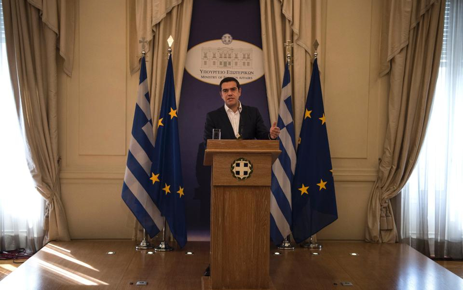 Premier i minister spraw zagranicznych Grecji Alexis Tsipras