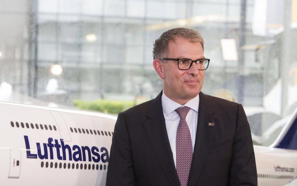 Carsten Spohr, prezes ?i dyrektor generalny Lufthansy.