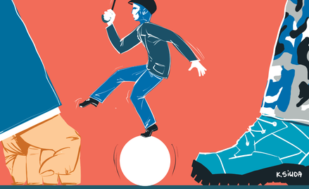 Okładka tygodnika "Plus Minus"