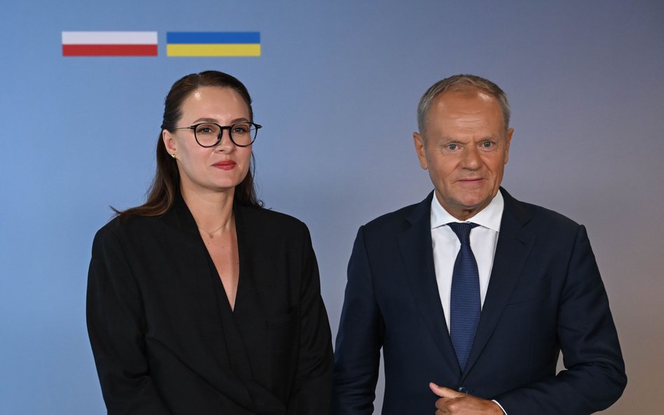 Premier Donald Tusk oraz premier Ukrainy Julia Swyrydenko na Konferencji na rzecz Odbudowy Ukrainy