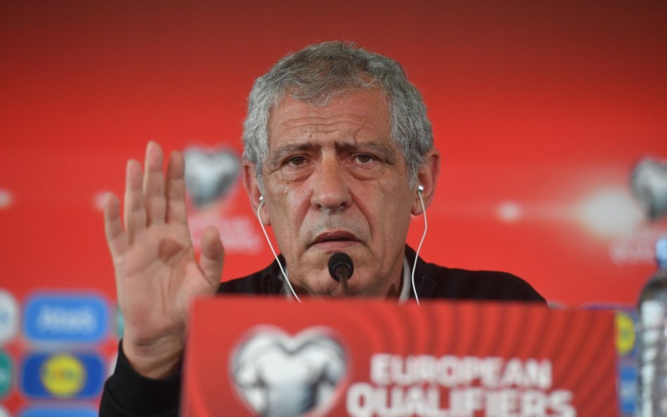 Trener piłkarskiej reprezentacji Polski Fernando Santos