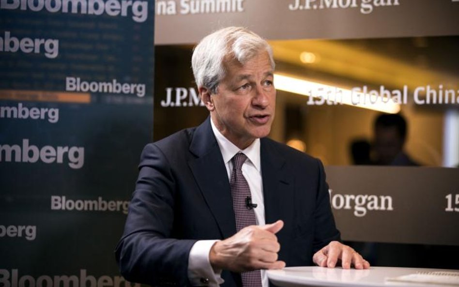 Jamie Dimon, prezes JP Morgan, największego banku pod względem aktywów w Stanach Zjednoczonych. Bank