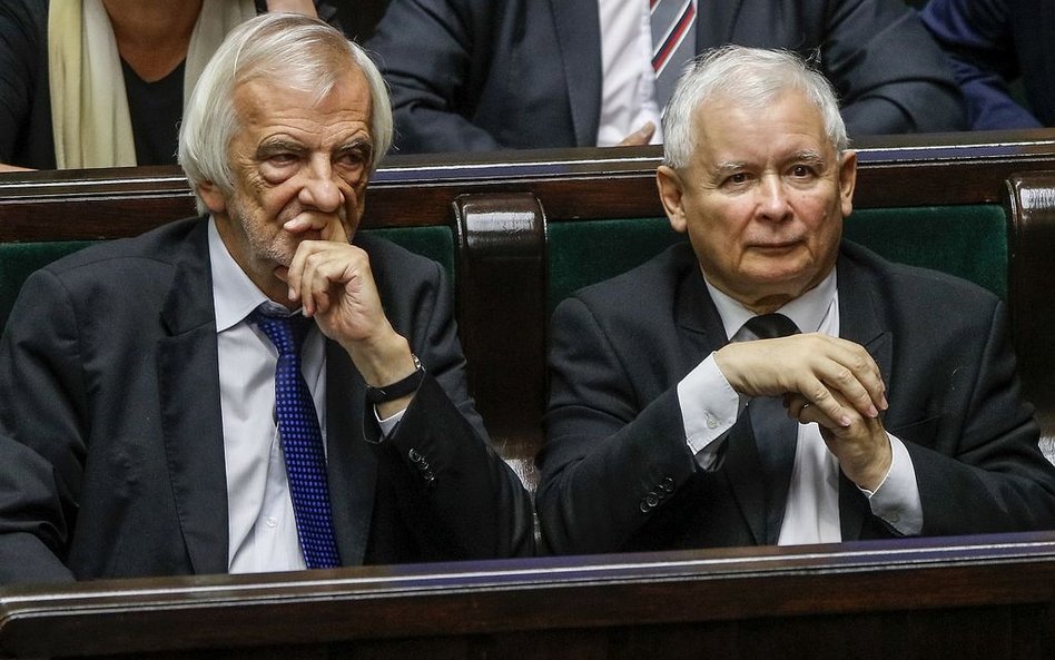 Ryszard Terlecki i Jarosław Kaczyński