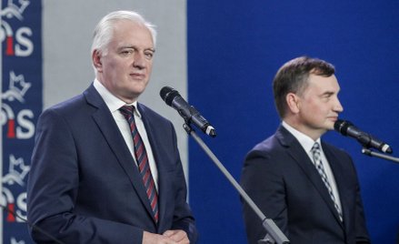 Wicepremier Jarosław Gowin i minister sprawiedliwości Zbigniew Ziobro