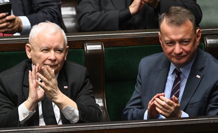 Jarosław Kaczyński i Mariusz Błaszczak