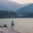 Ganges w miejscowości Rishikesh w stanie Uttarakhand.