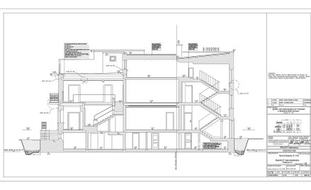 Zamieszczone w internecie plany rządowej willi to m.in. pionowe przekroje budynku