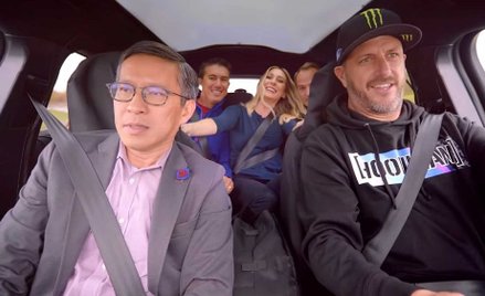 Ken Block w elektrycznym Fordzie Mustangu Mach E
