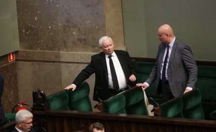 Jarosław Kaczyński w Sejmie