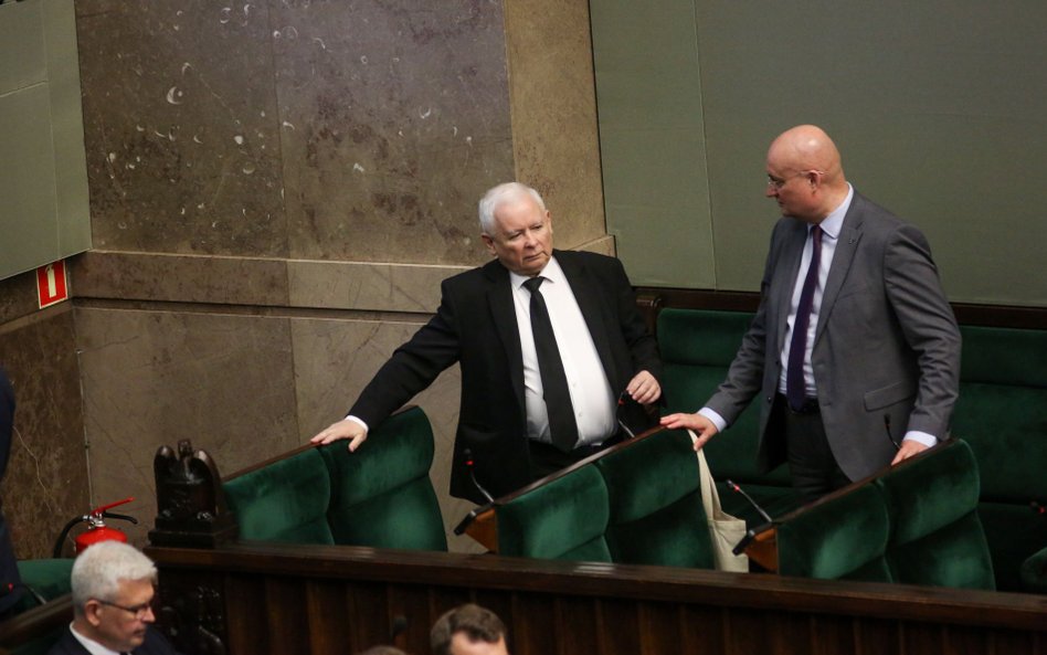 Jarosław Kaczyński w Sejmie