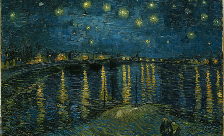 „Gwiaździsta noc nad Rodanem” Vincenta van Gogha. Wystawa czynna do 19 stycznia