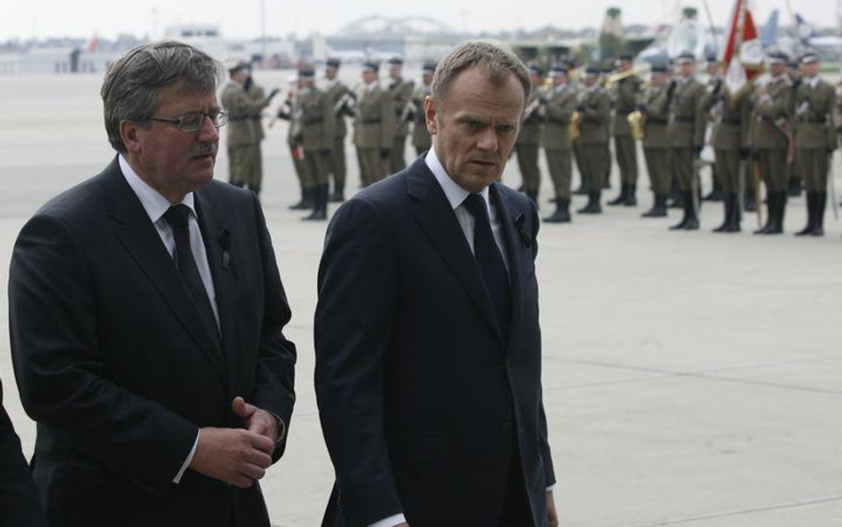 Bronisław Komorowski i Donald Tusk