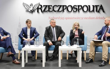 W debacie udział wzięli (od lewej) Robert Rusak, Polmed, Grzegorz Byszewski, Pracodawcy RP, Stanisła