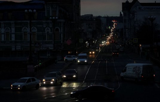 Ukraina. Charków bez prądu po rosyjskim ataku, fot. z 26 marca