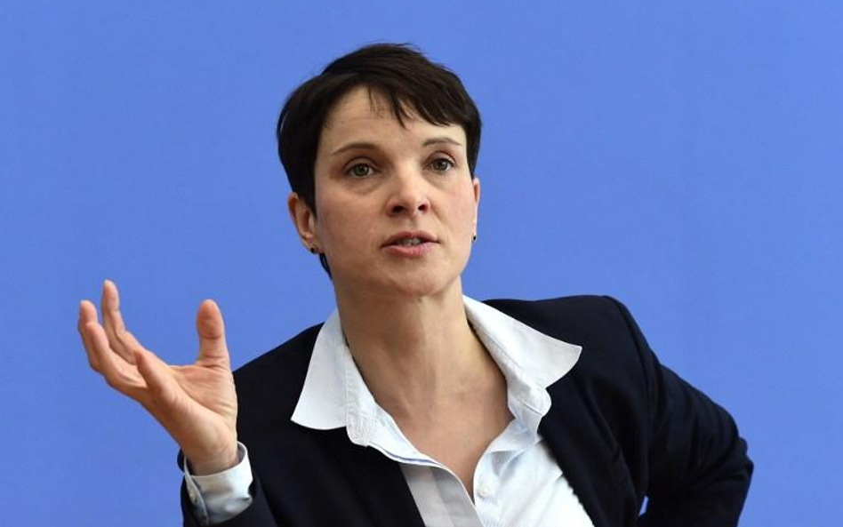 Szefowa AFD Frauke Petry