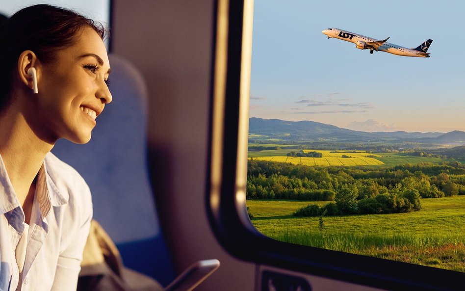 LOT uruchamia usługę LOT Fly&Rail, umożliwiającą zakup połączenia lotniczego i kolejowego w ramach j