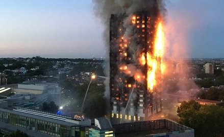 Wymyślił rodzinę, która zginęła w pożarze Grenfell Tower