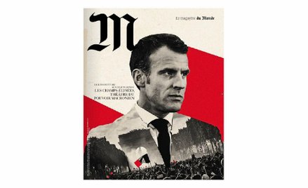 Francja: Macron jak Hitler? Dziennik "Le Monde" przeprasza za okładkę