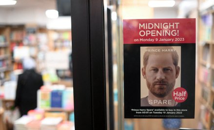 10 stycznia premierę będzie miała autobiografia księcia Harry'ego, "Spare"
