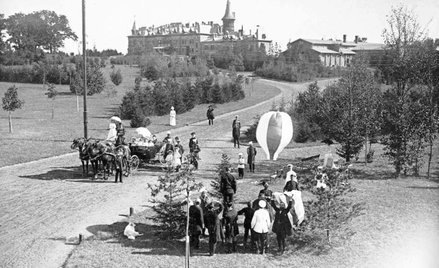 Carski pałac w Białowieży przed I wojną światową.
