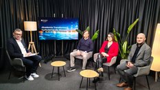 W nagraniu podcastu uczestniczyli (od lewej): Marcin Piasecki, „Rzeczpospolita” – prowadzący; Krzysz