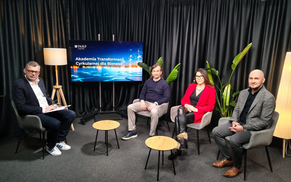 W nagraniu podcastu uczestniczyli (od lewej): Marcin Piasecki, „Rzeczpospolita” – prowadzący; Krzysz