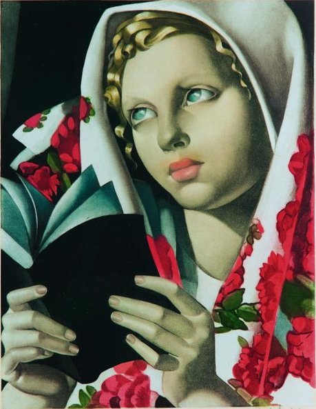 Grafika z 1933 roku „La Polonaise” Tamary Łempickiej.