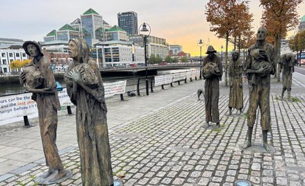 Pomnik Głodu (Famine Memorial) w Dublinie