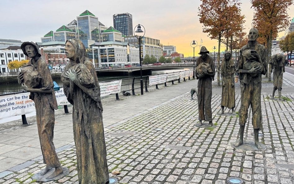 Pomnik Głodu (Famine Memorial) w Dublinie