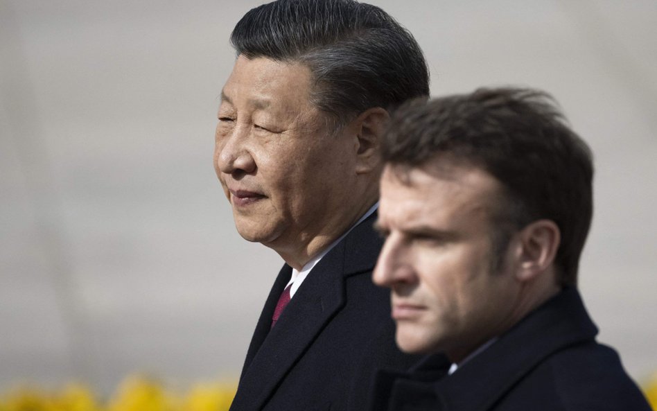 Xi Jinping i Emmanuel Macron