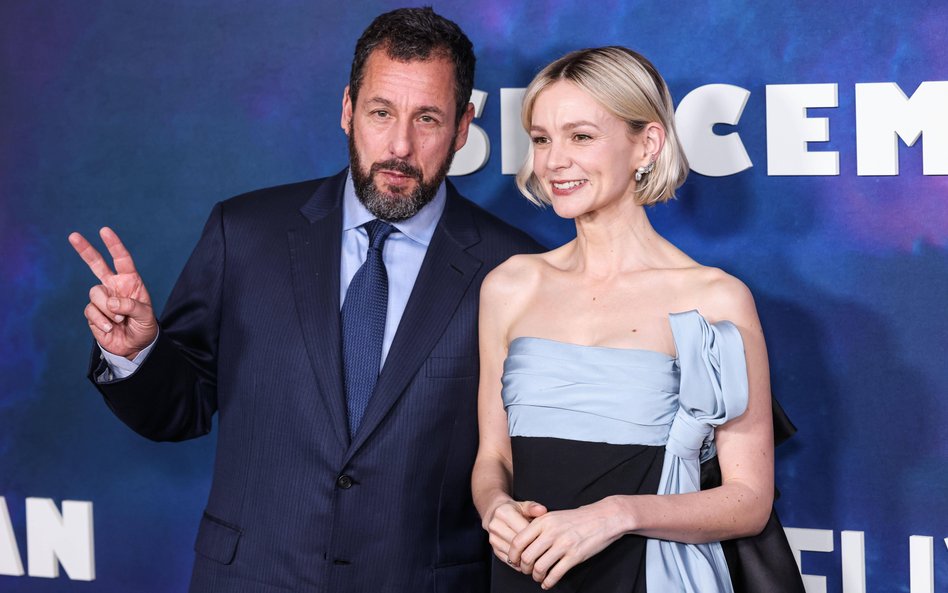 Adam Sandler i Carey Mulligan w Los Angeles promują najnowszy film „Astronauta” (2024)