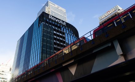 Siedziba Revolut Ltd. w Canary Wharf w Londynie