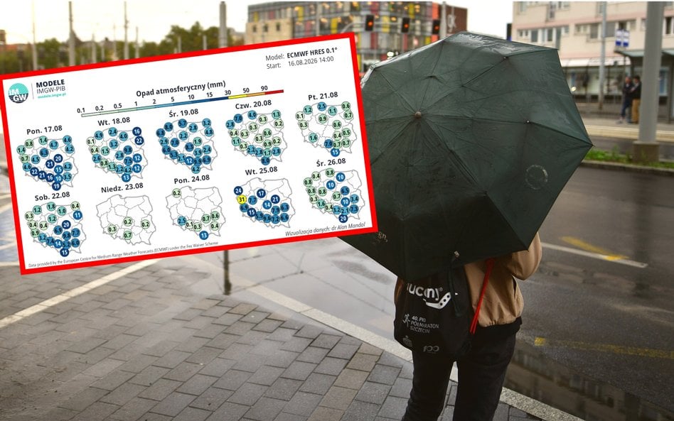 Nadchodzi ochłodzenie z deszczem i burzami