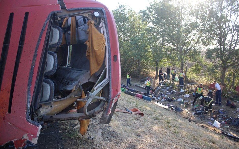 Tragedia polskiego autokaru na Węgrzech. Ranni wrócili do kraju specjalnym samolotem