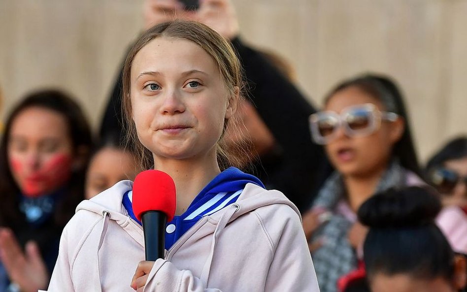 Greta Thunberg w Denver na proteście "Piątki dla przyszłości"