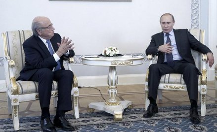 Sepp Blatter i Władimir Putin