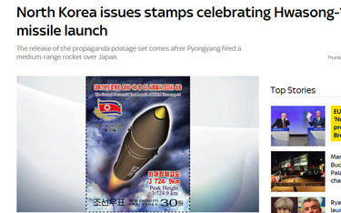 Korea Północna: Kim Dzong Un uczcił wystrzelenie rakiety serią znaczków