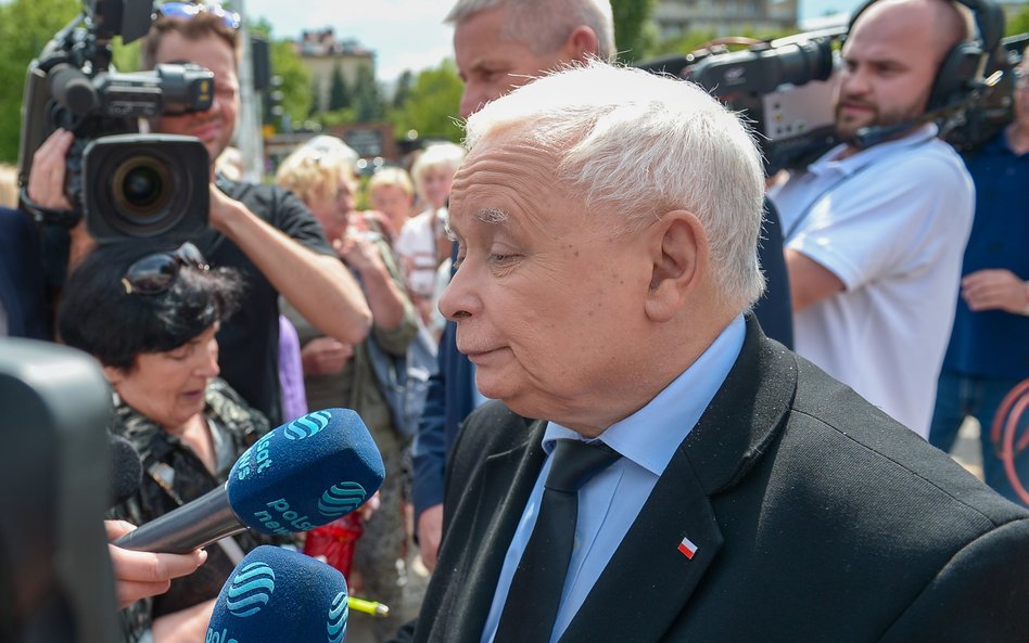 Prezes PiS Jarosław Kaczyński