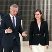 Sekretarz generalny NATO Jens Stoltenberg i premier Finlandii Sanna Marin w Helsinkach