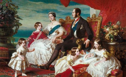 „Rodzina królowej Wiktorii” – obraz namalowany w 1846 r. przez Franza Xavera Winterhaltera