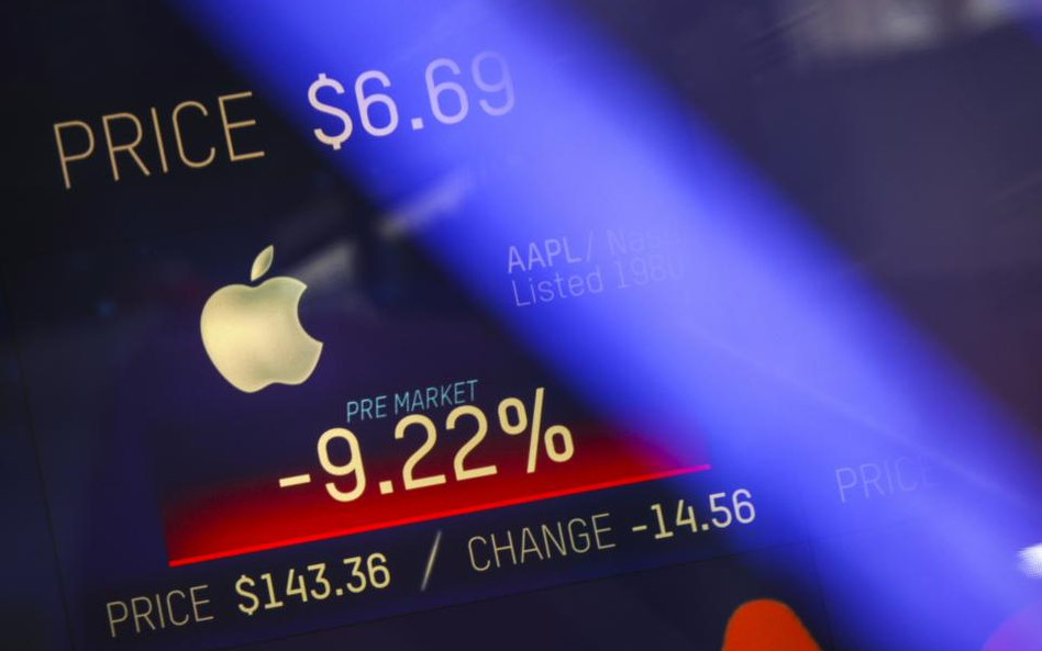Notowanie Apple’a w dół po negatywnej rekomendacji