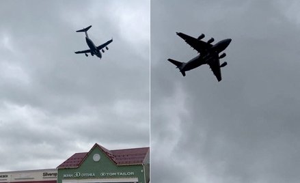 We wtorek w Moskwie wylądował amerykański samolot Boeing C-17A Globemaster III (na zdjęciach widoczn