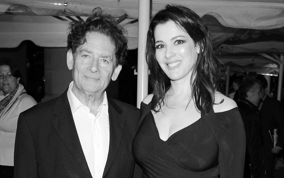 Nigel Lawson i jego córka Nigella Lawson, fot. z 2008 r.