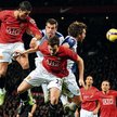 Cristiano Ronalo (z lewej) strzelił zwycięskiego gola dla Manchesteru w ligowym meczu z Blackburn. C