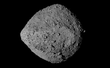 Asteroida Bennu - wizualizacja stworzona w ramach misji OSIRIS-REx